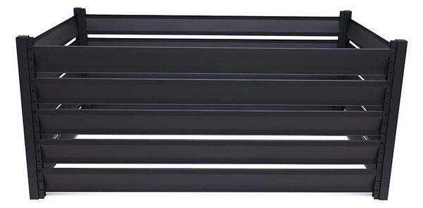 Kompostér Trestles KOMP 2100x1100x970 mm, 2190 l, černý