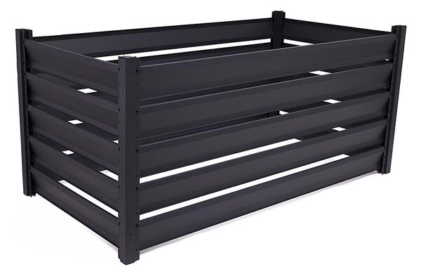 Kompostér Trestles KOMP 2100x1100x970 mm, 2190 l, černý