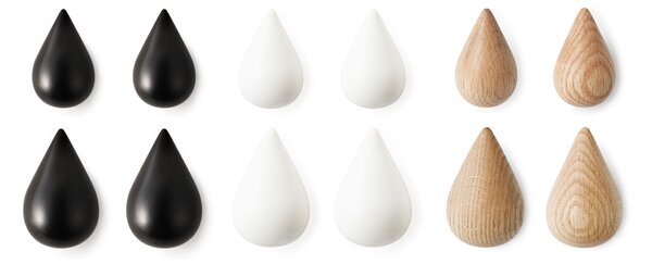 Normann Copenhagen designové nástěnné věšáky Dropit Hooks Small