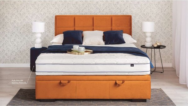 Hauss Moderní postel Choco (mnoho velikostních variant) Odstín postele: Potah skupiny I, Úložný prostor: MEDIUM kostra bez úložného prostoru, Rozměr matrace: 160 x 200 cm
