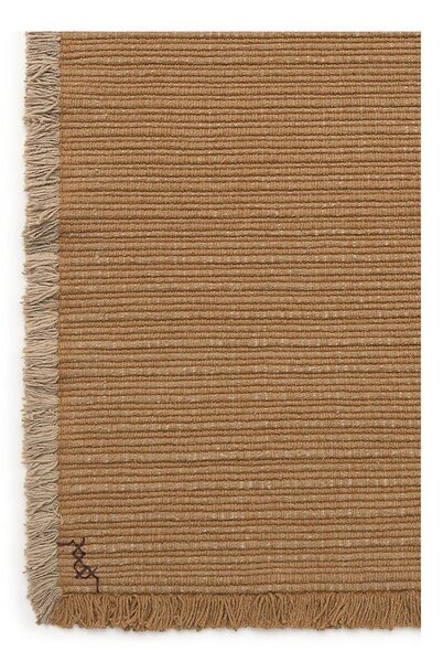 Okrově žlutý ručně tkaný bavlněný koberec 140x200 cm Handloom – Lorena Canals