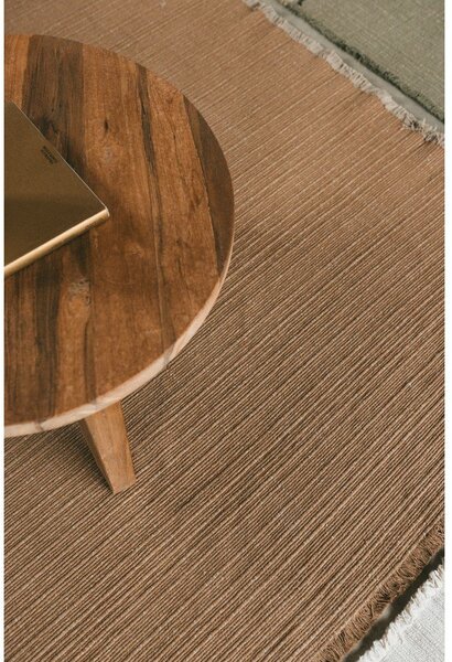 Okrově žlutý ručně tkaný bavlněný koberec 140x200 cm Handloom – Lorena Canals