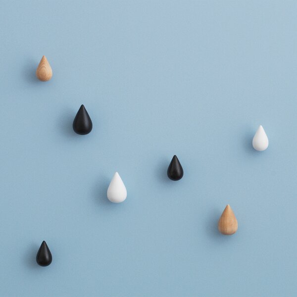 Normann Copenhagen designové nástěnné věšáky Dropit Hooks Small