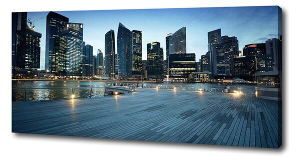 Foto obraz na plátně Singapur noc oc-50961314