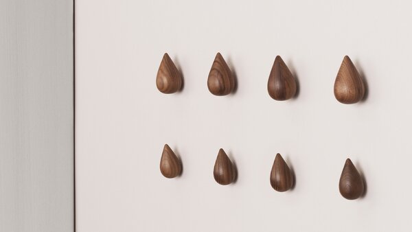 Normann Copenhagen designové nástěnné věšáky Dropit Hooks Small