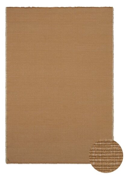 Okrově žlutý ručně tkaný bavlněný koberec 140x200 cm Handloom – Lorena Canals