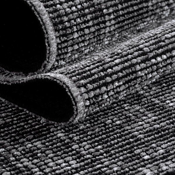 Tmavě šedý pratelný běhoun 80x250 cm Space 1900 – Ayyildiz Carpets