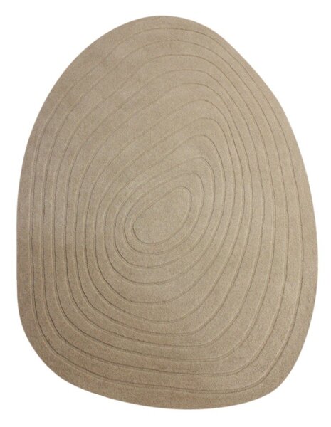 Béžový vlněný koberec 160x230 cm Puddle Wool – Flair Rugs