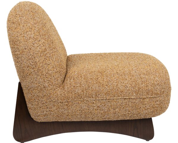 -25 % Dny MOMENTI– Dutchbone Hnědé čalouněné lounge křeslo LOOM