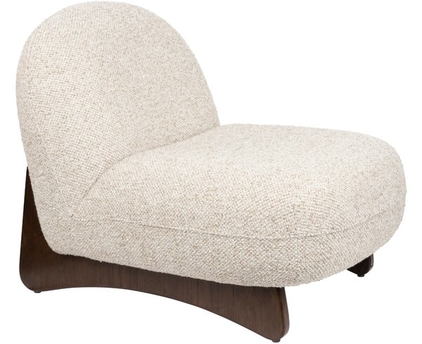 -25 % Dny MOMENTI– Dutchbone Béžové čalouněné lounge křeslo LOOM