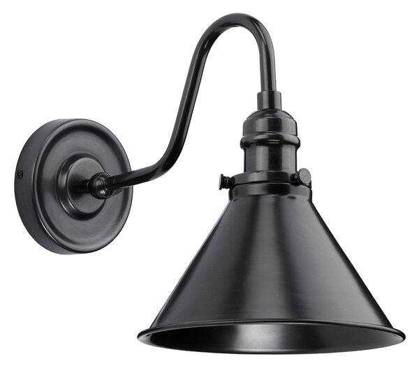 Nástěnná lampa Provence - černá