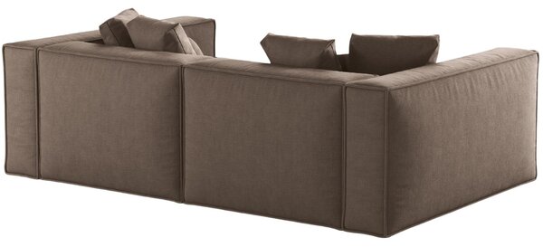 -25 % Dny MOMENTI– Cosmopolitan Design Hnědá čtyřmístná pohovka Aveiro 236 cm