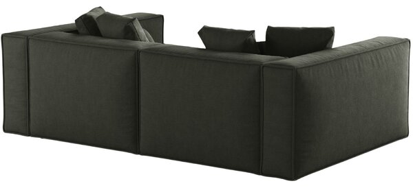 -25 % Dny MOMENTI– Cosmopolitan Design Tmavě zelená čtyřmístná pohovka Aveiro 236 cm