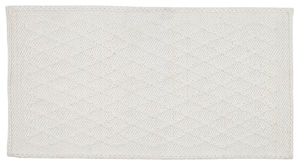 Koberec ERZIN Krémově bílá 80 x 150 cm Vlna