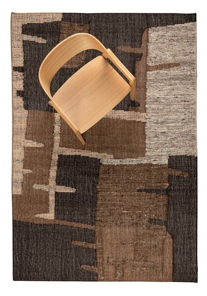 Hnědý vlněný koberec 160x230 cm Briton – Dutchbone