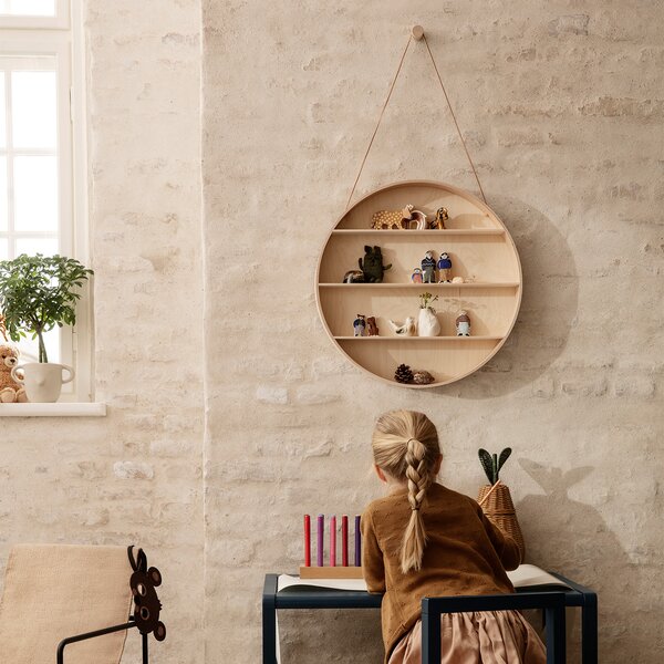 Ferm Living designové police Round Dorm