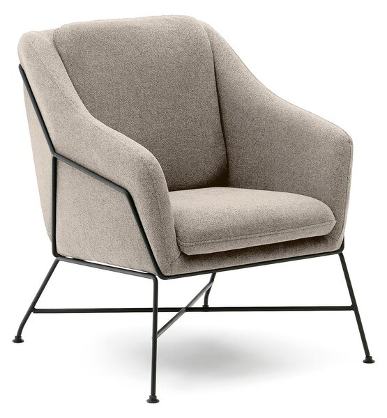 Béžové křeslo Brida – Kave Home