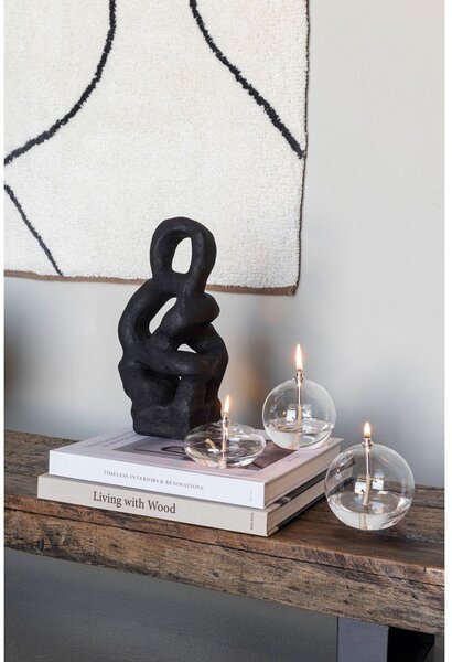Skleněná olejová lampa (výška 11 cm) Aura – Mette Ditmer Denmark