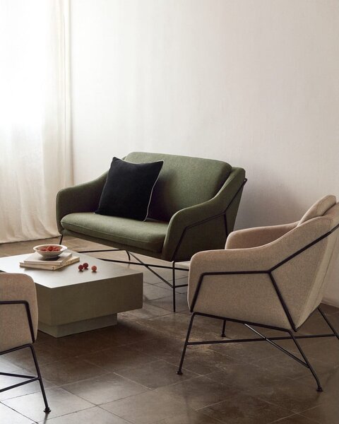 Béžové křeslo Brida – Kave Home
