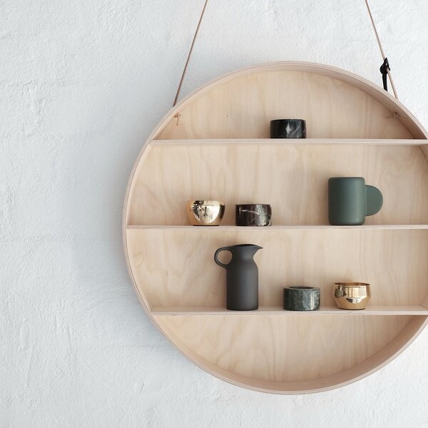 Ferm Living designové police Round Dorm
