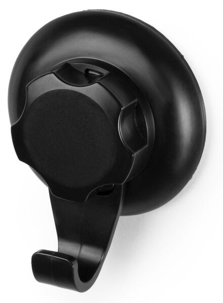 Háček do koupelny Compactor Bestlock Black s přísavkami -bez vrtání, nosnost až 6 kg