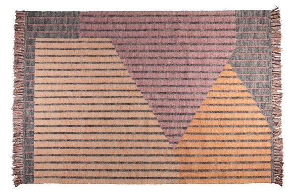 Růžový/broskvový bavlněný koberec 160x230 cm Hampton – Dutchbone