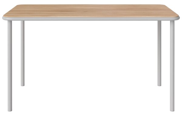-25 % Dny MOMENTI– Bolia Dřevěný zahradní stůl Kite 140 x 75 cm se šedou podnoží