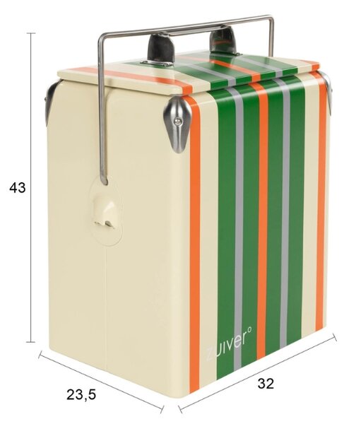 -25 % Dny MOMENTI– Zuiver Zelený plastový chladící box BE WINE 32 x 24 cm