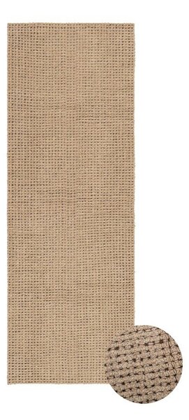 Pratelný/ručně tkaný vlněný běhoun v přírodní barvě 80x230 cm Unexpected Wool – Lorena Canals