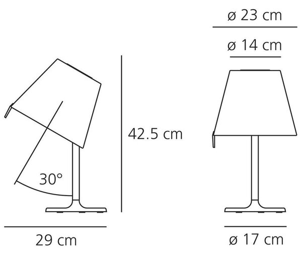 Artemide designové stolní lampy Melampo Notte Tavolo