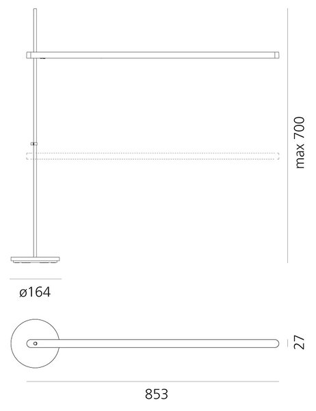 Artemide designová stolní lampy Talak Tavolo