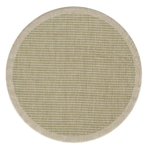 Khaki kulatý vnitřní a venkovní koberec ø 120 cm Giza 1410 – Ayyildiz Carpets