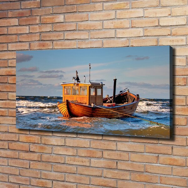 Moderní obraz canvas na rámu Rybářská loď oc-52330479
