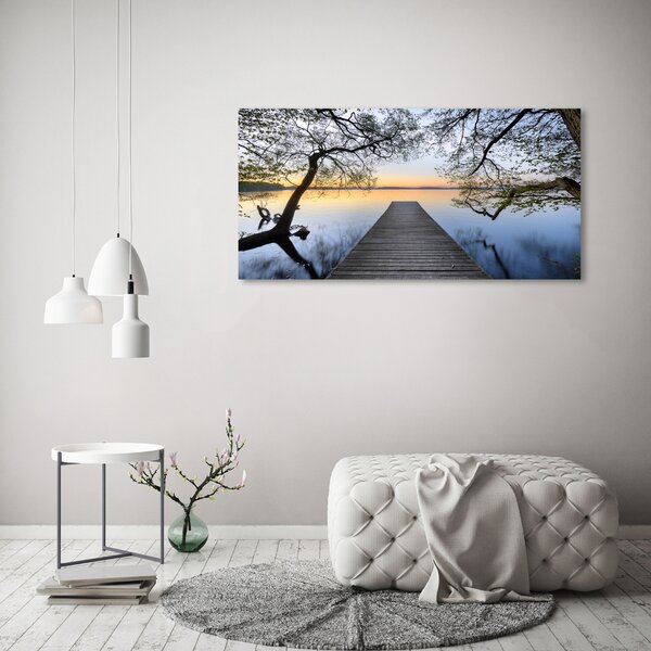 Foto obraz canvas Molo nad jezerem oc-52395962