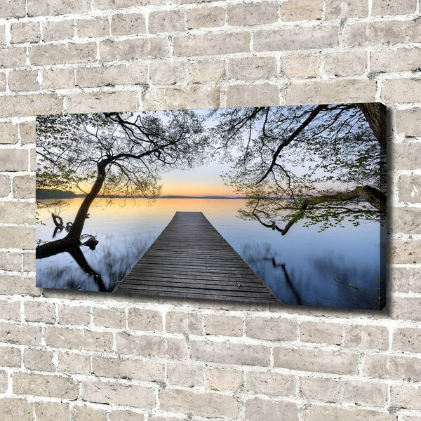 Foto obraz canvas Molo nad jezerem oc-52395962