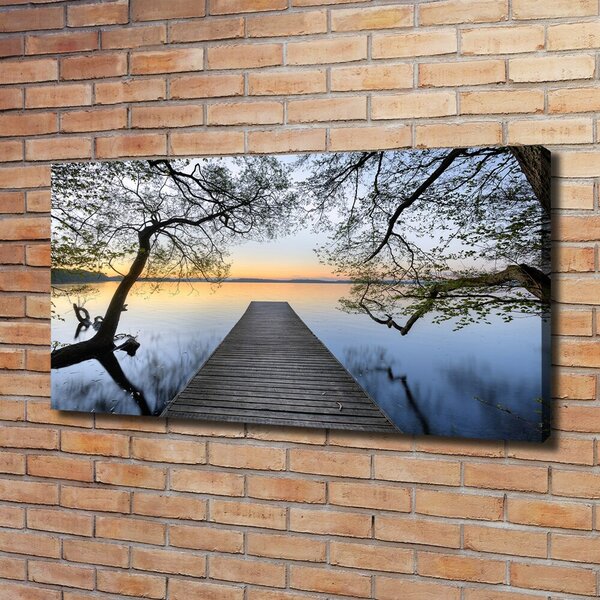 Foto obraz canvas Molo nad jezerem oc-52395962