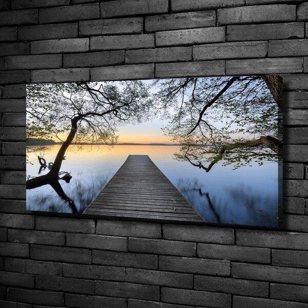 Foto obraz canvas Molo nad jezerem oc-52395962