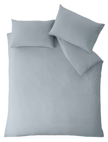Modrošedé povlečení na dvoulůžko z mikrovlákna 200x200 cm So Soft Easy Iron – Catherine Lansfield