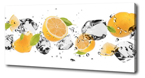 Foto obraz na plátně Citron a voda oc-52519204