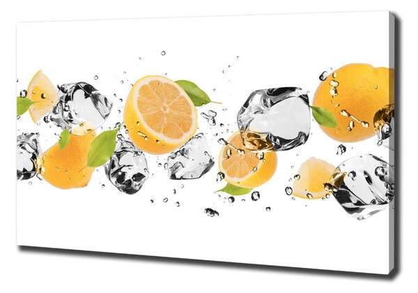 Foto obraz na plátně Citron a voda oc-52519204