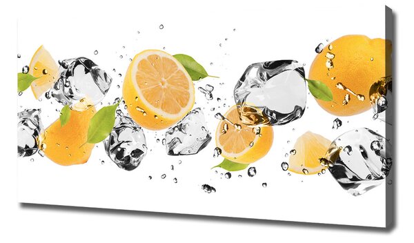 Foto obraz na plátně Citron a voda oc-52519204