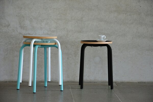 Jan Kurtz designové stoličky Paris Hocker